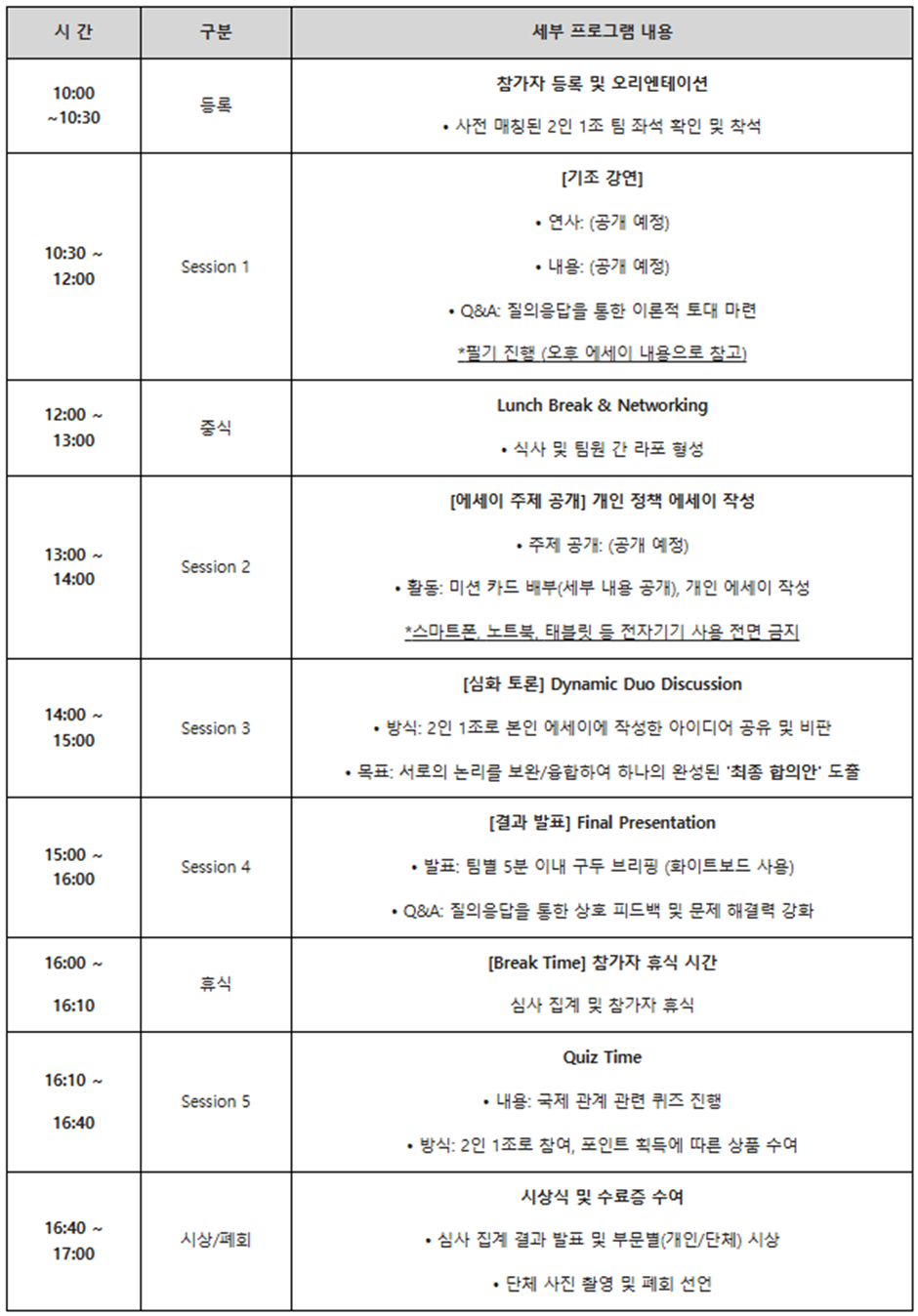 제1회 서울YMCA 청소년 국제 정책 포럼 참가자 모집